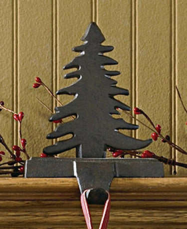 Fir Tree Stocking Hanger - Iron Finish Set of 2 Park Designs - The Fox Decor